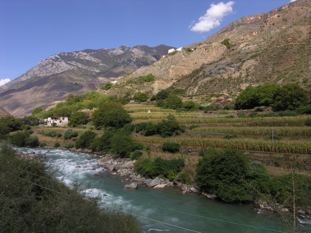 Valley and river Valley and river in China